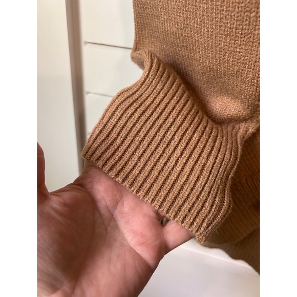 Maeve Anthropologie Crystal Camel Tunic Sweater High Neck Cozy Size S Small - Picture 10 of 10